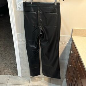 Brand new Lizzie high-rise patch-pocket faux-leather pant